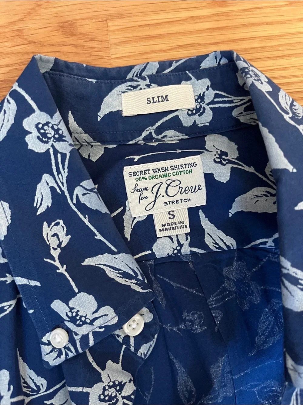 Men’s Floral J Crew Button Down